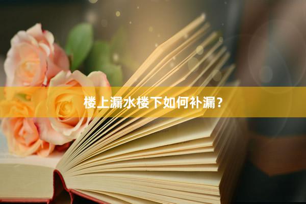 楼上漏水楼下如何补漏？